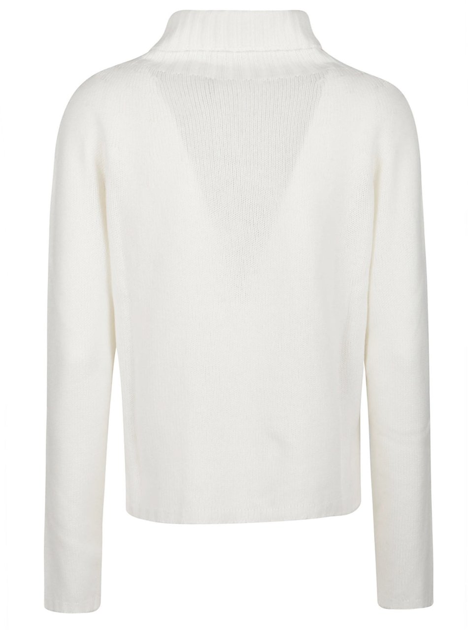 Fabiana Filippi Turtleneck Sweater White Wit