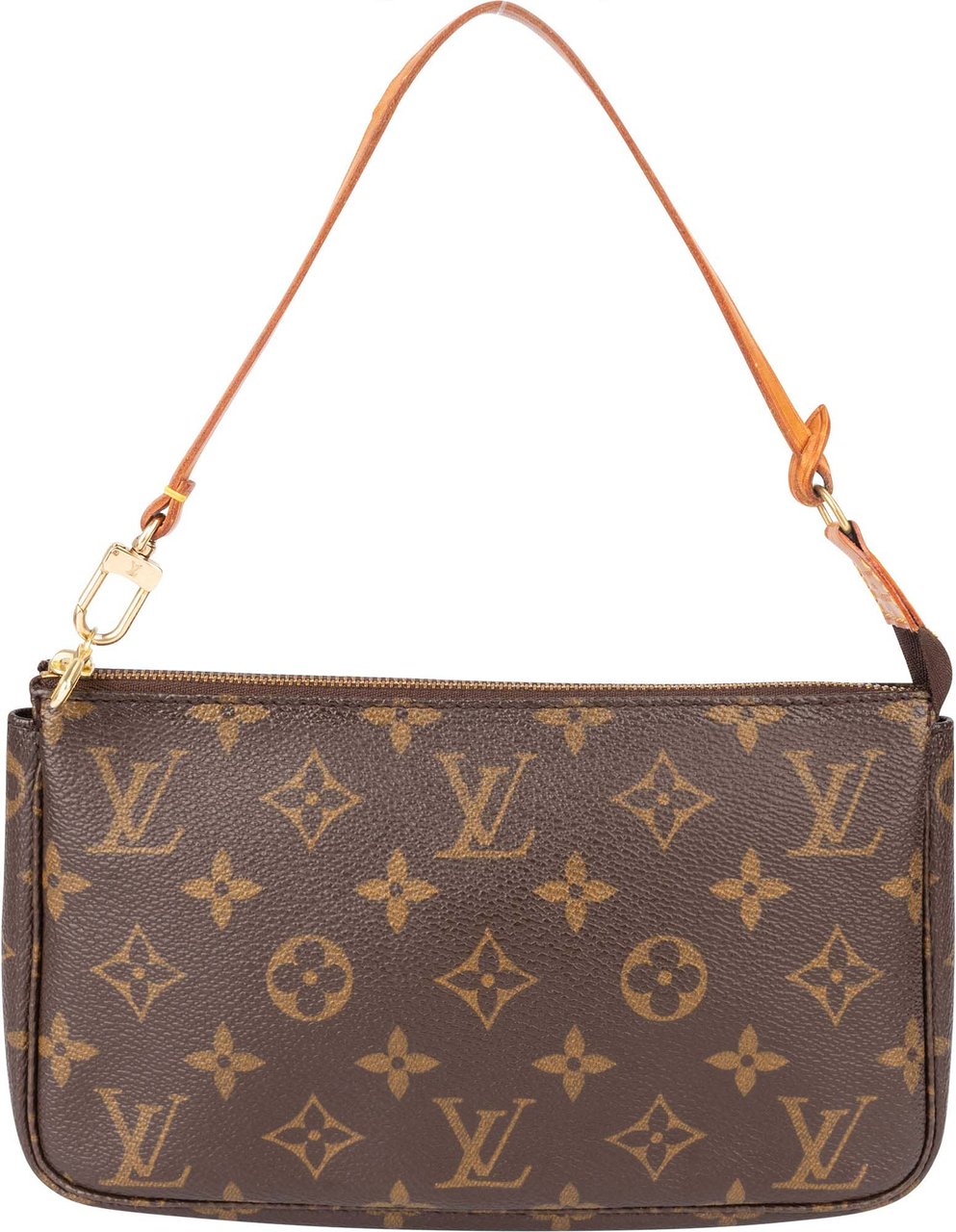 Louis Vuitton Louis Vuitton Canvas Monogram Pochette Accessoire Handbag Bruin