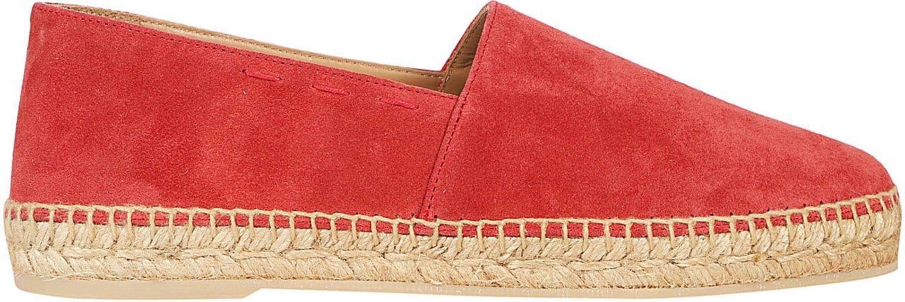 Kiton A048 Espadrilles Red Rood