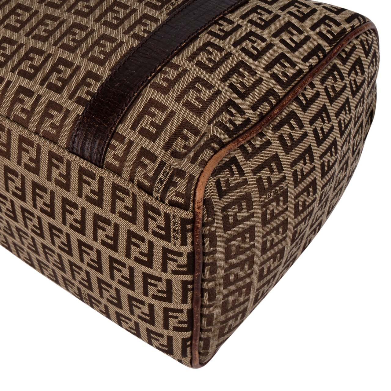 Fendi Fendi FF Monogram Zucca Forever Handbag Bruin