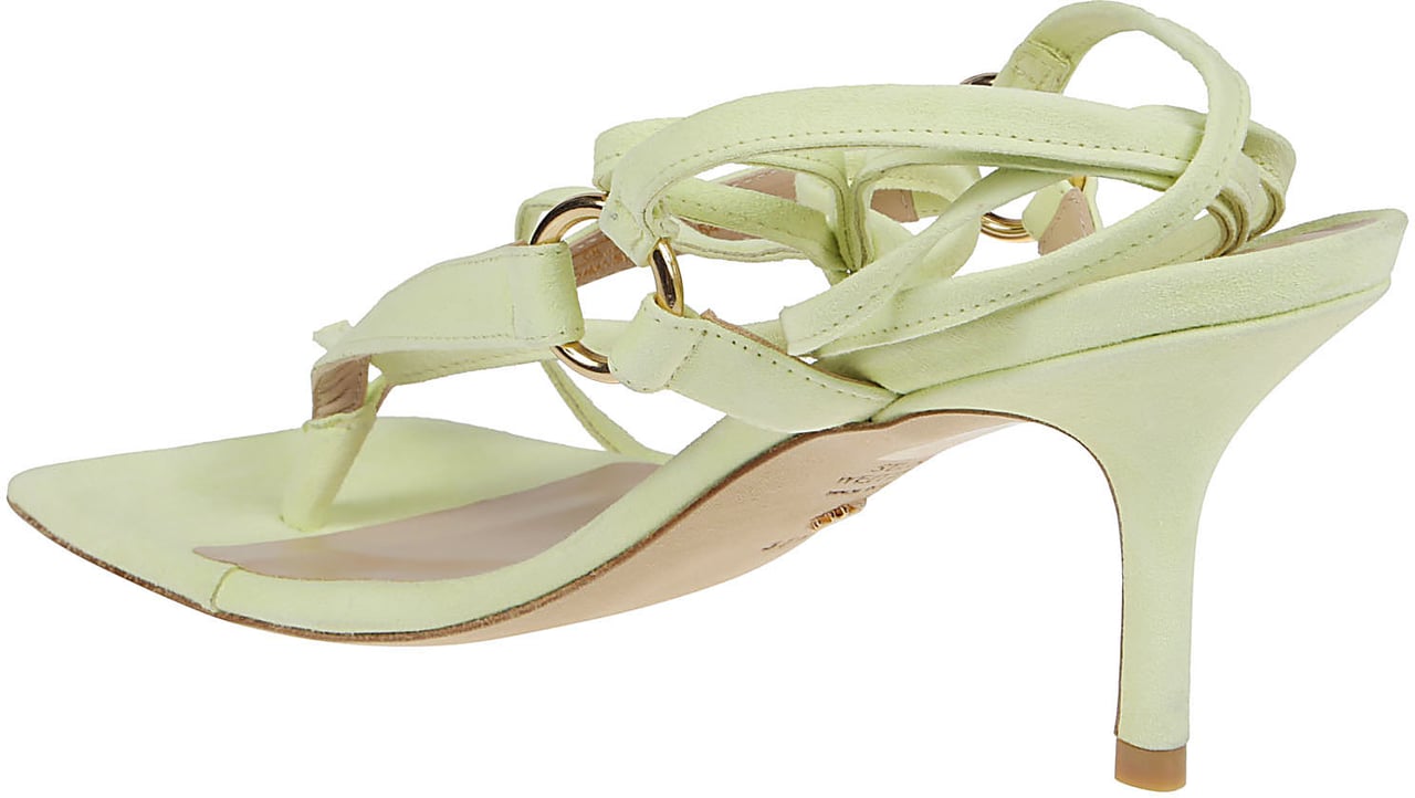 Stuart Weitzman Lalita 75 Sandals Yellow & Orange Geel