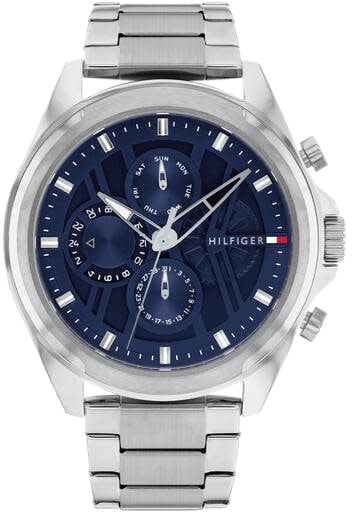 Tommy Hilfiger Tommy Hilfiger TH1710656 Horloge Heren Zilverkleurig 48mm Zilver