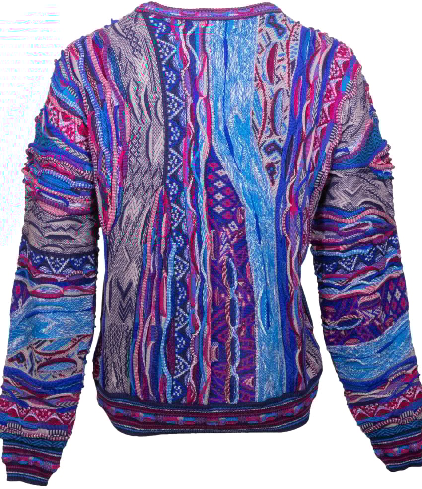 Carlo Colucci Carlo Colucci Pullover Multicolor Paars Paars