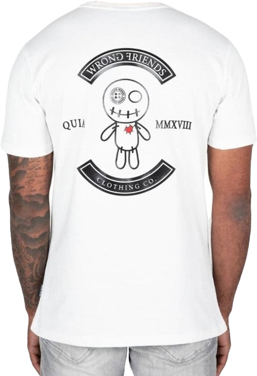 Wrong Friends VERONA T-SHIRT - WHITE Wit