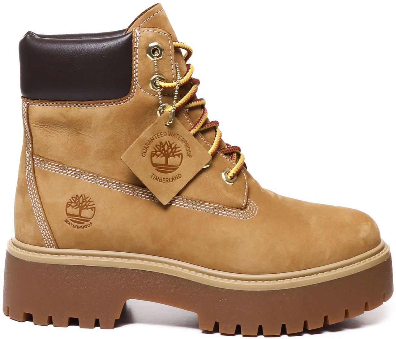 Timberland STONE STREET 6 INCH LACE UP WATERPROOF BOOT WHEAT Bruin