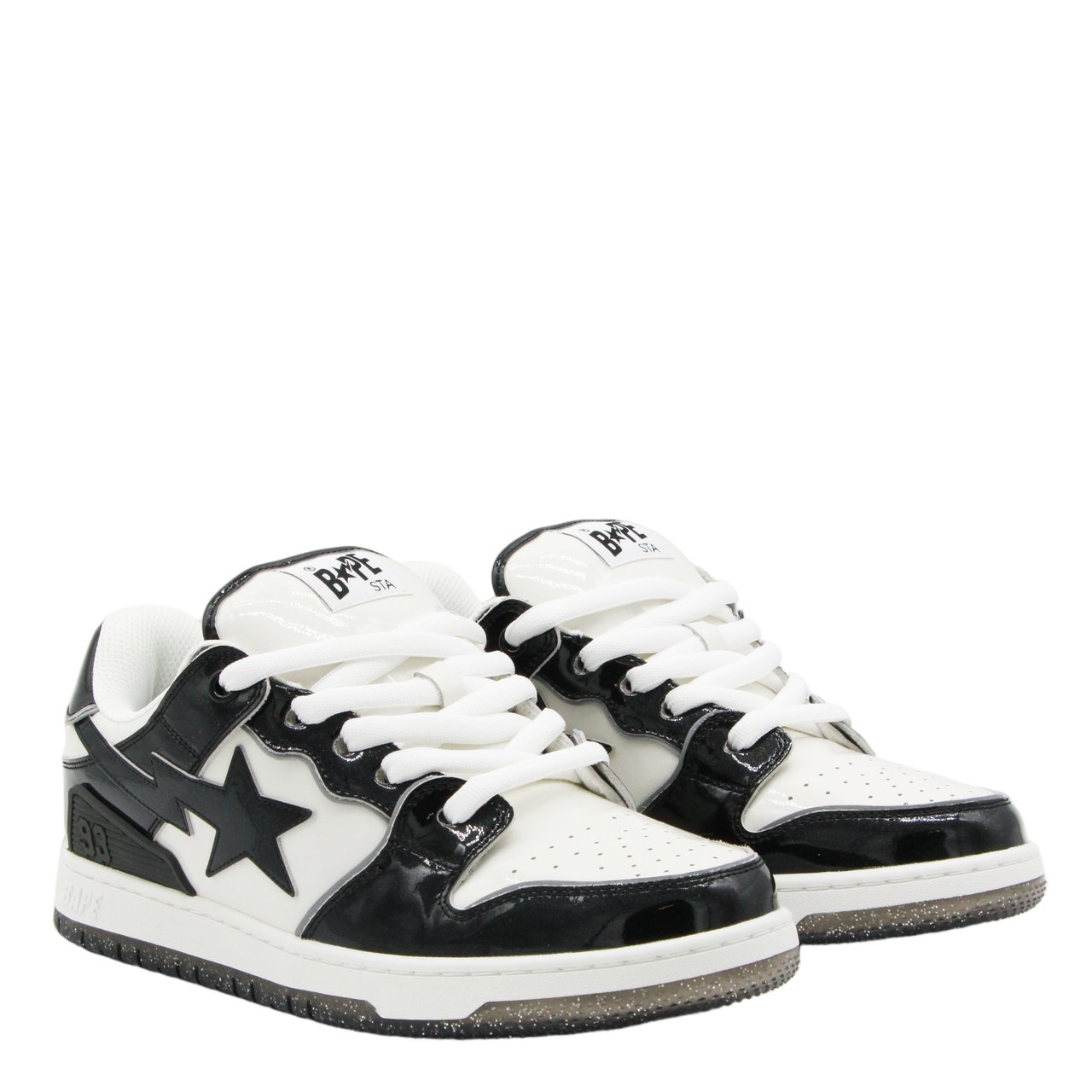 A BATHING APE Low-Top Sneakers with Star Wit