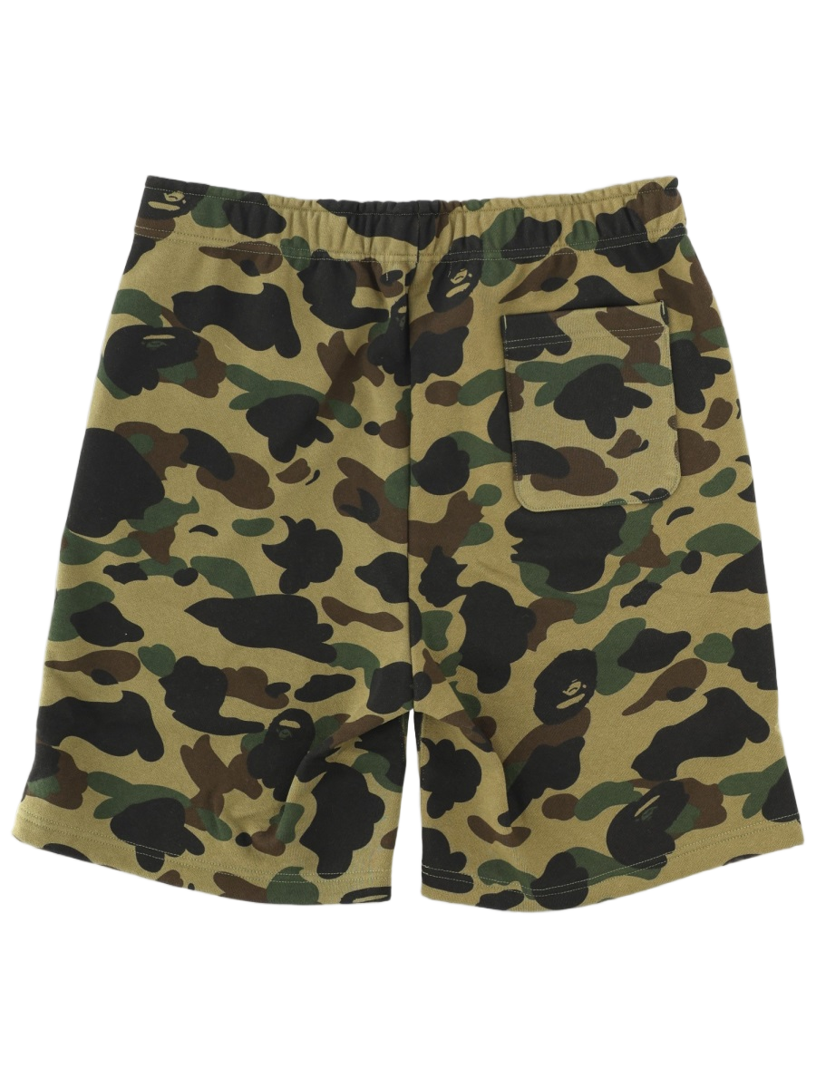 A BATHING APE Shark Camouflage Shorts Zwart