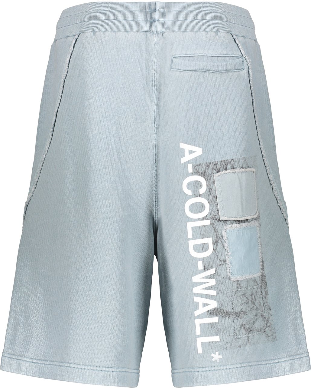 A-cold-wall Cotton bermuda shorts Lichtblauw