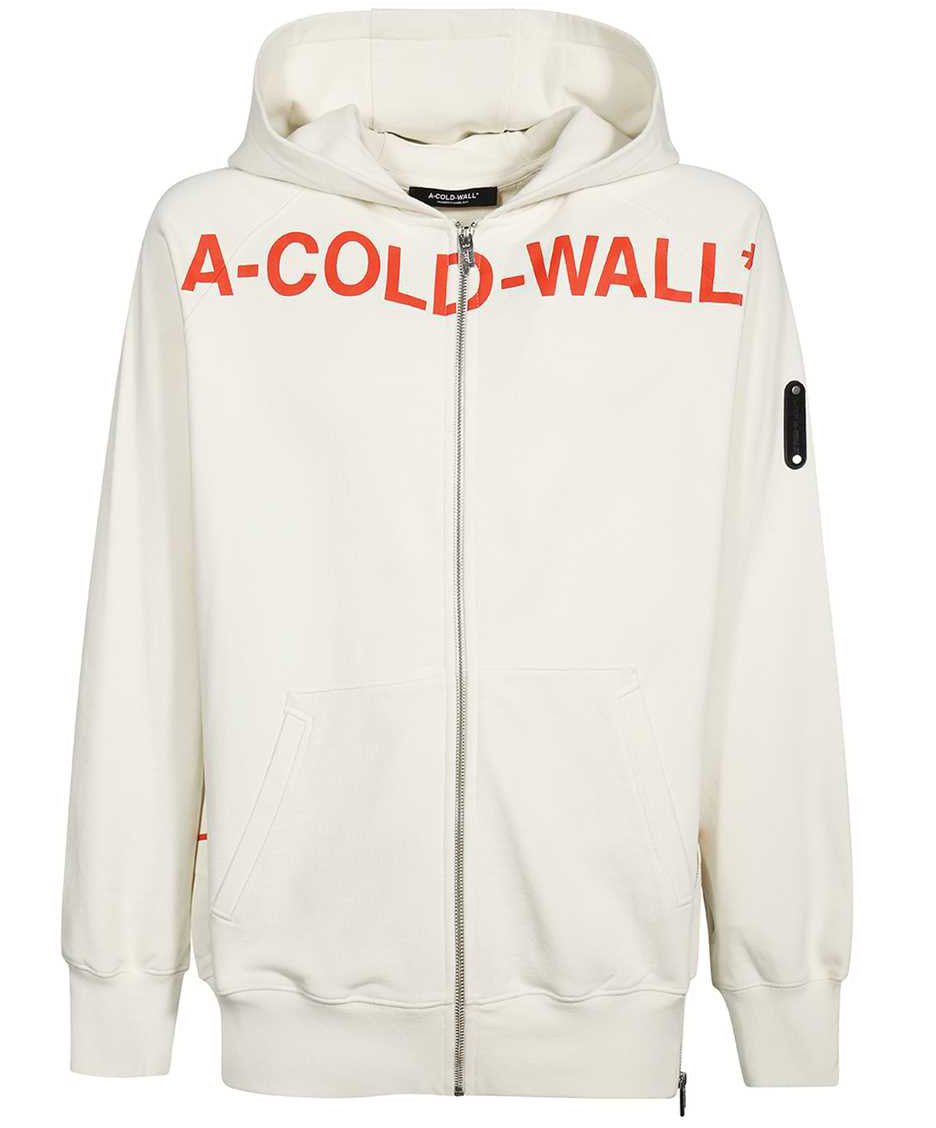 A-cold-wall Full zip cotton hoodie Neutraal