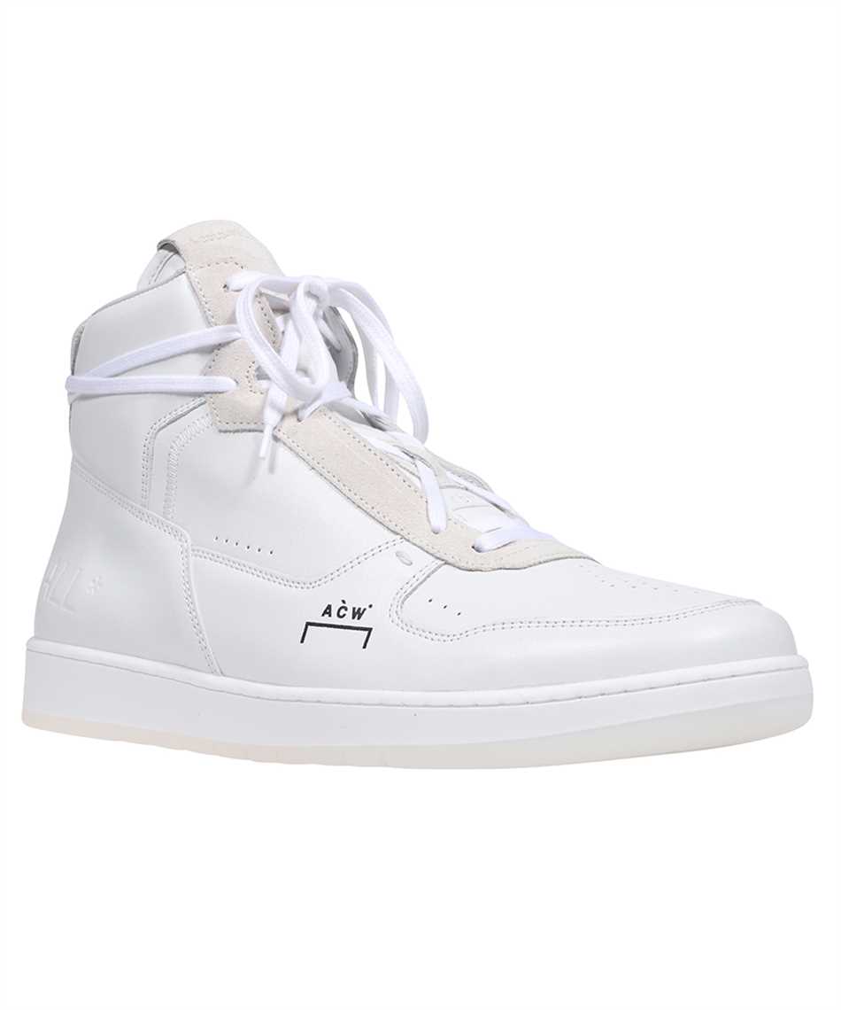 A-cold-wall Leather high-top sneakers Wit