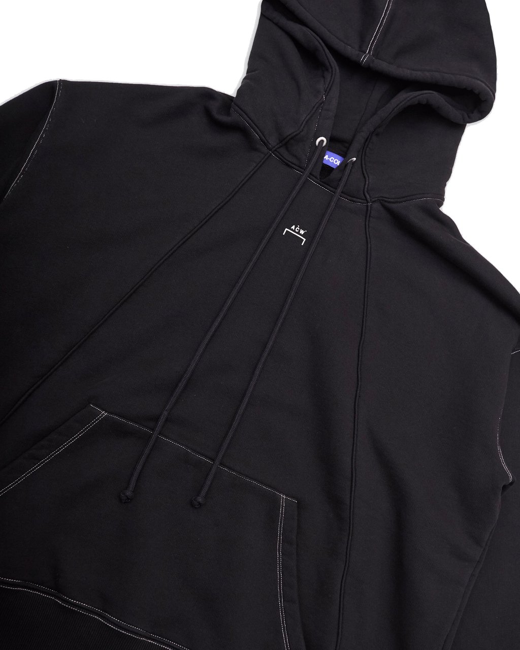 A-cold-wall Felpa Con Cappuccio Millbanck Nera Zwart