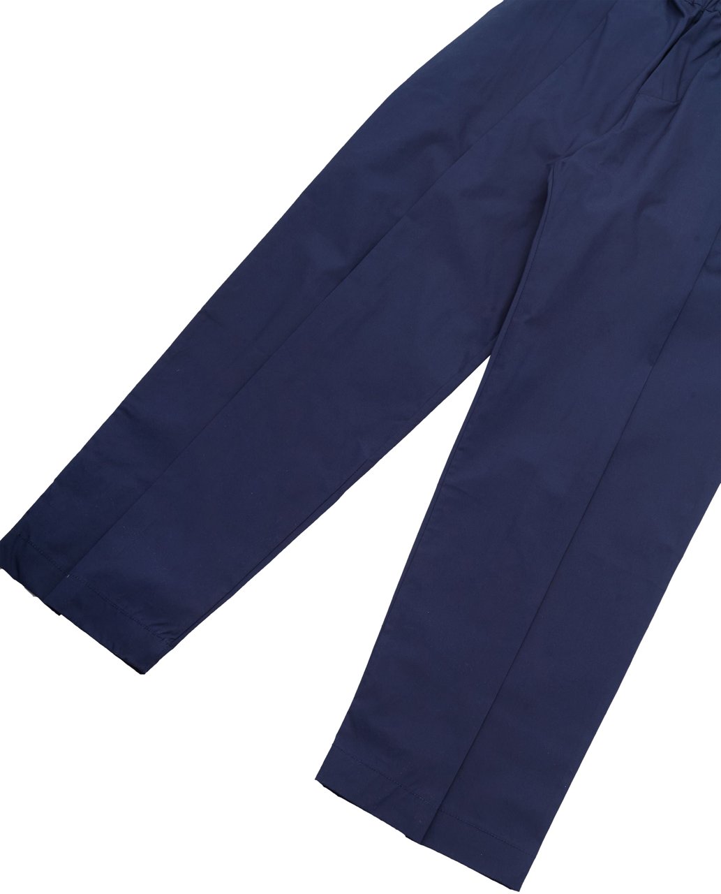 A Paper Kid Pantalone Popeline Blu Blauw