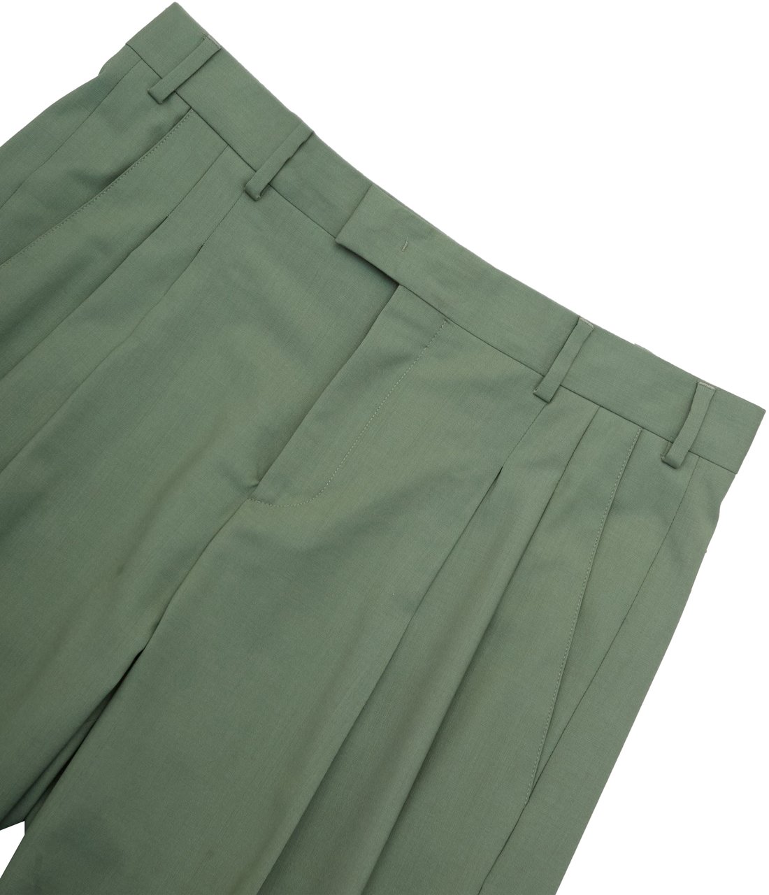 A Paper Kid Shorts Verde Salvia Groen