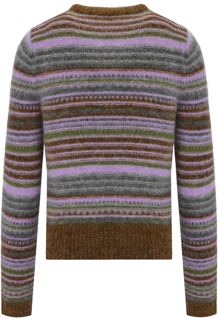 Ganni GANNI MULTICOLOR STRIPED CARDIGAN Divers