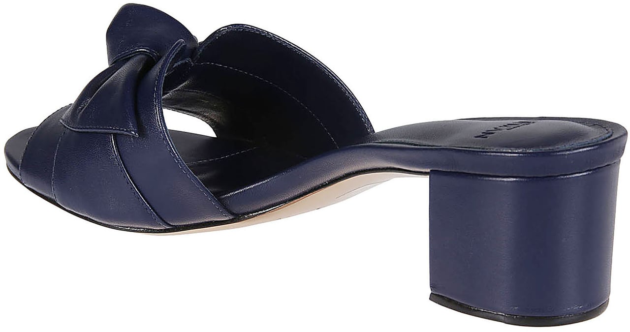 Alexandre Birman Maxi Clarita Block Mules Blue Blauw