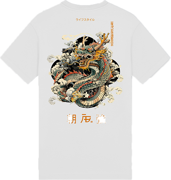 AB Lifestyle AB Lifestyle Ink Tee Dragon Wit
