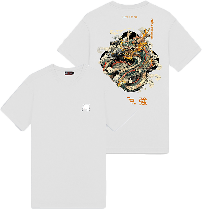 AB Lifestyle AB Lifestyle Ink Tee Dragon Wit