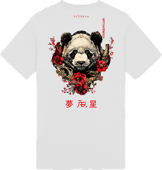 AB Lifestyle AB Lifestyle Ink Tee Panda Wit