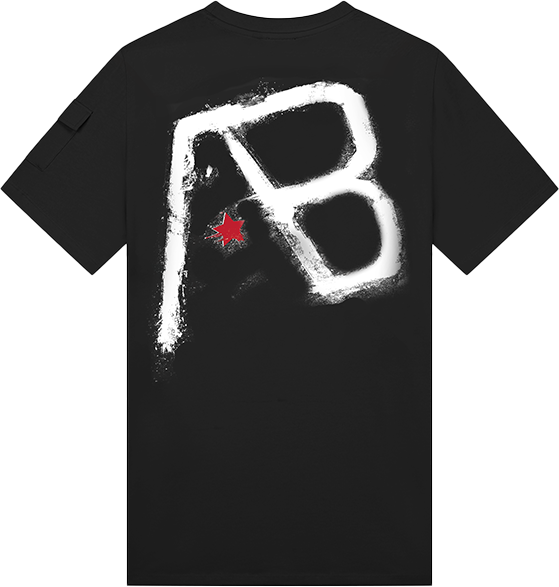 AB Lifestyle AB Lifestyle Cargo Tee Zwart
