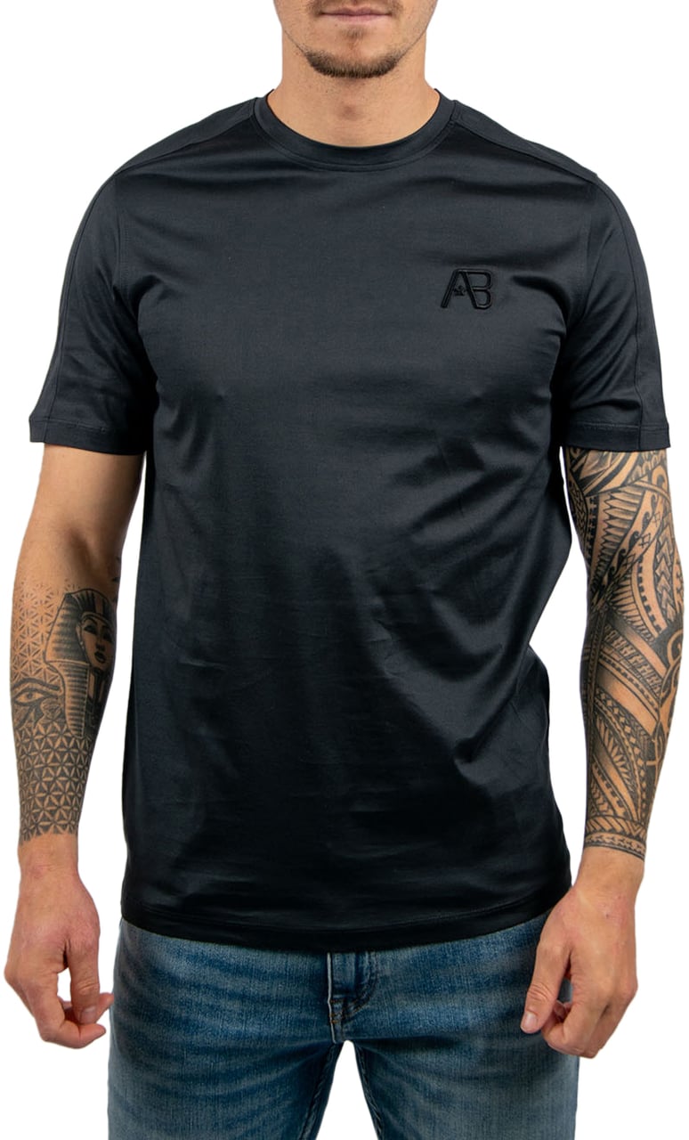 AB Lifestyle AB Lifestyle Premium Interlock Tee Zwart