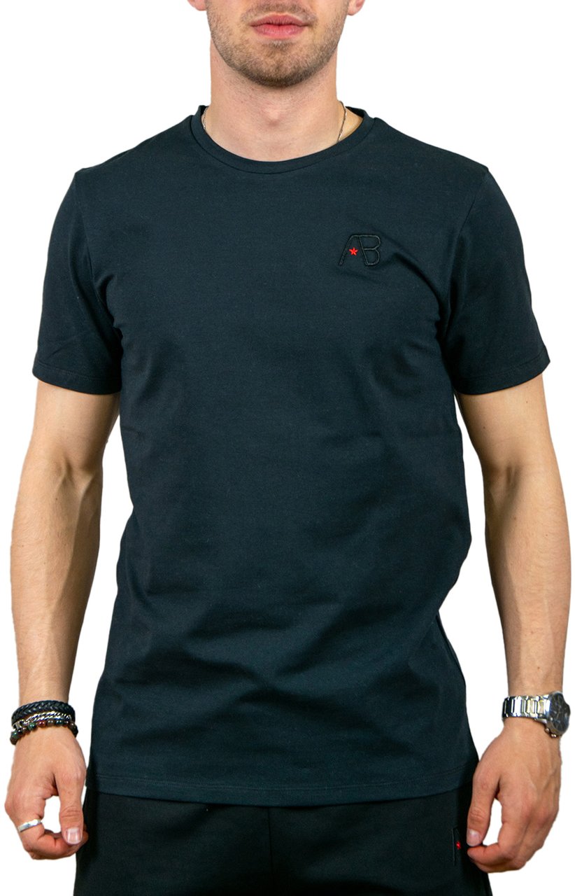 AB Lifestyle AB Lifestyle Basic Tee Zwart