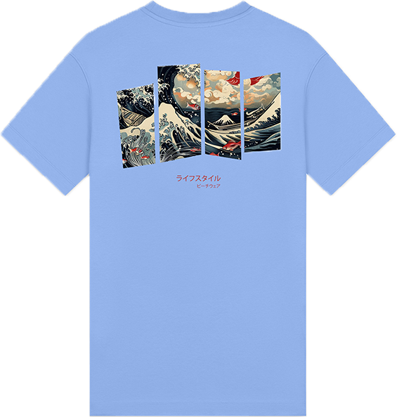 AB Lifestyle AB Lifestyle Ink Tee Ocean Blauw