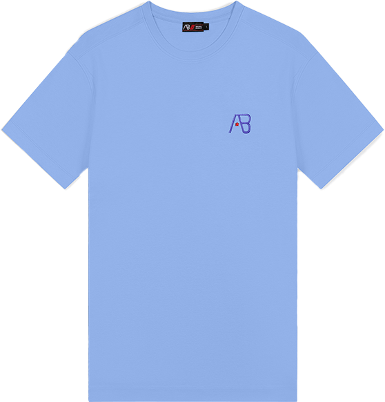 AB Lifestyle AB Lifestyle Ink Tee Ocean Blauw