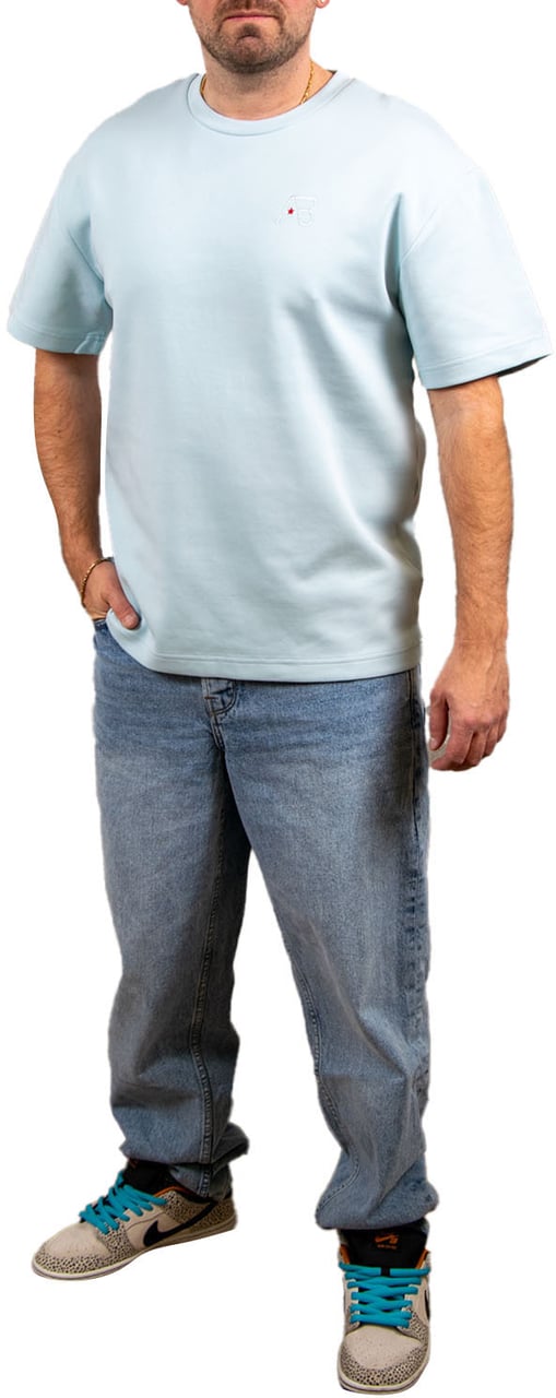 AB Lifestyle AB Lifestyle Regular Fit Tee Blauw