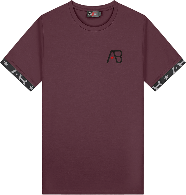 AB Lifestyle AB Lifestyle Flag Tee Rood