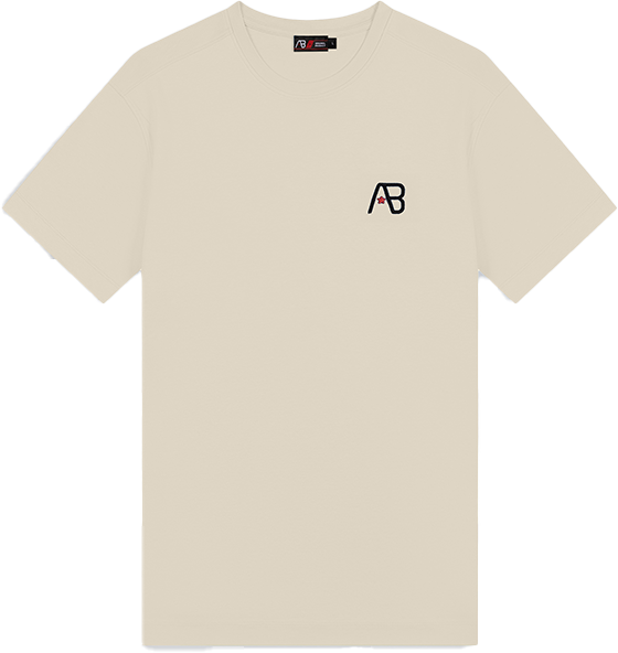 AB Lifestyle AB Lifestyle Ink Tee Crane Beige
