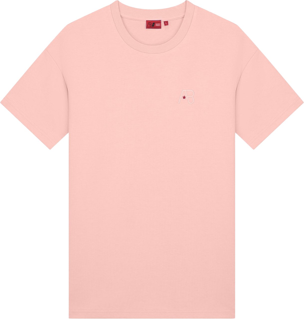 AB Lifestyle AB Lifestyle Regular Fit Tee Roze