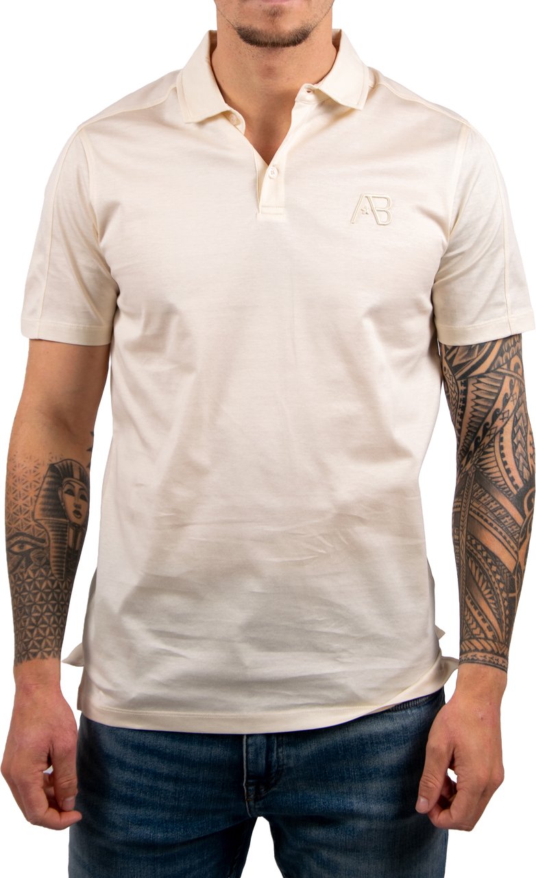 AB Lifestyle AB Lifestyle Premium Interlock Polo Beige
