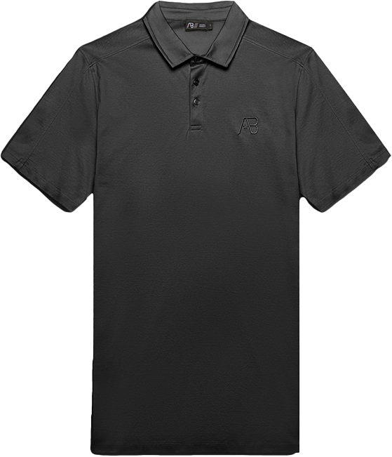 AB Lifestyle AB Lifestyle Premium Interlock Polo Zwart