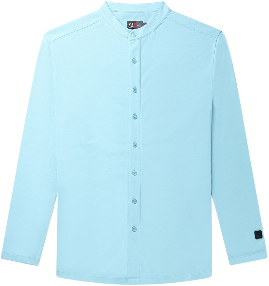 AB Lifestyle AB Lifestyle Button Up Slim Fit Blauw