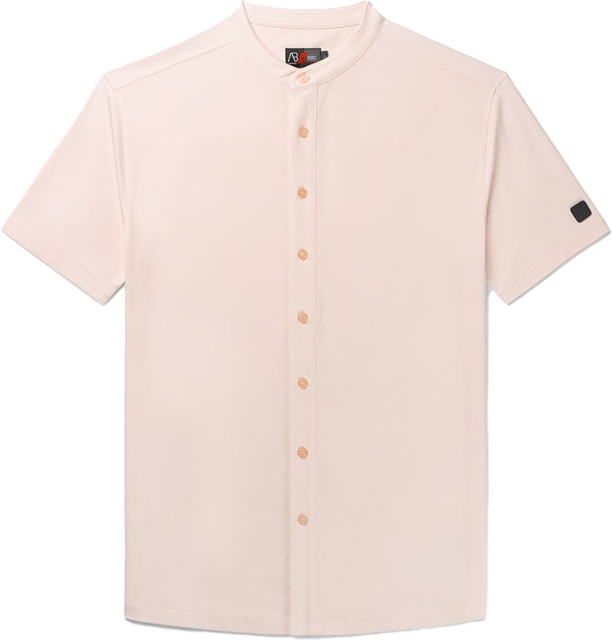 AB Lifestyle AB Lifestyle Button Up Short-Sleeve Roze
