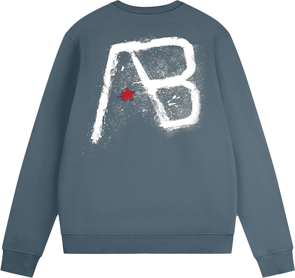 AB Lifestyle AB Lifestyle Canvas Crewneck With Print Groen