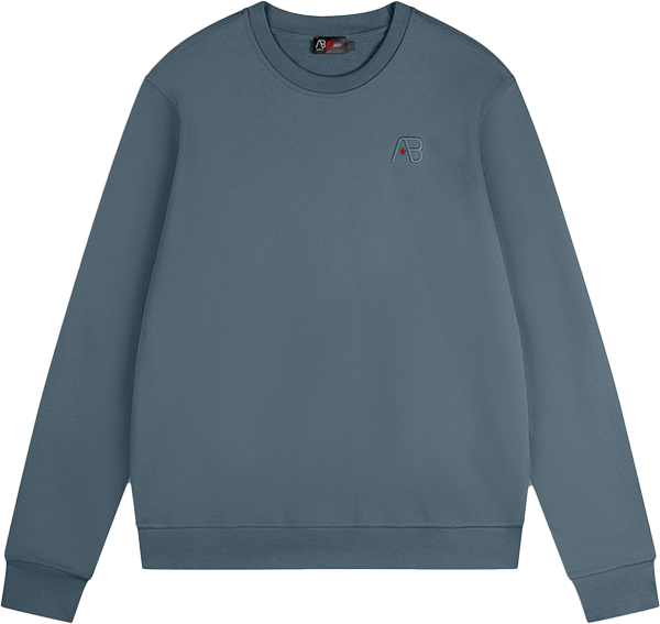 AB Lifestyle AB Lifestyle Canvas Crewneck With Print Groen