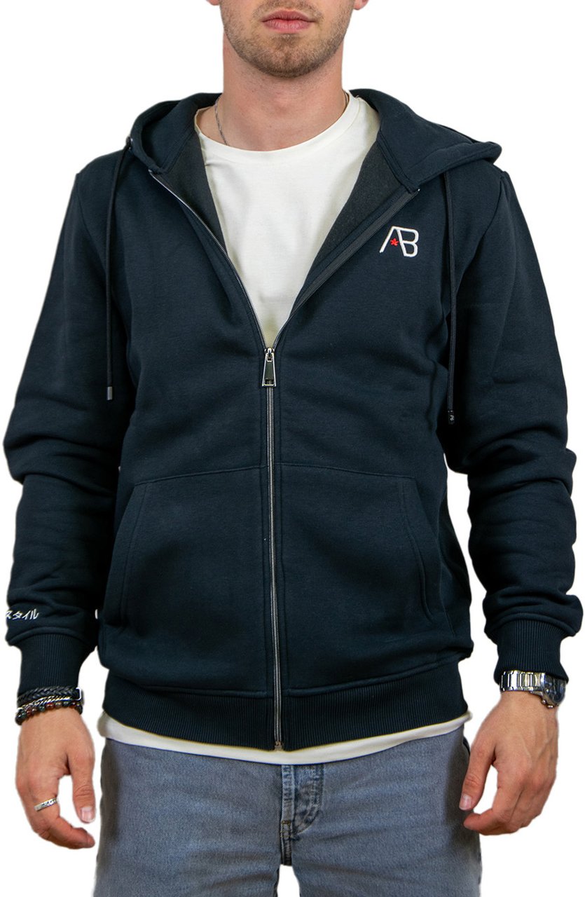 AB Lifestyle AB Lifestyle Ink Vest Crane Zwart