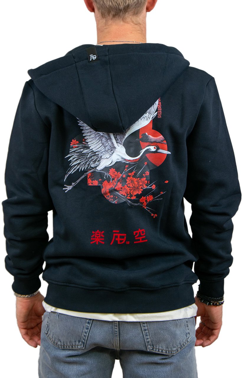 AB Lifestyle AB Lifestyle Ink Vest Crane Zwart