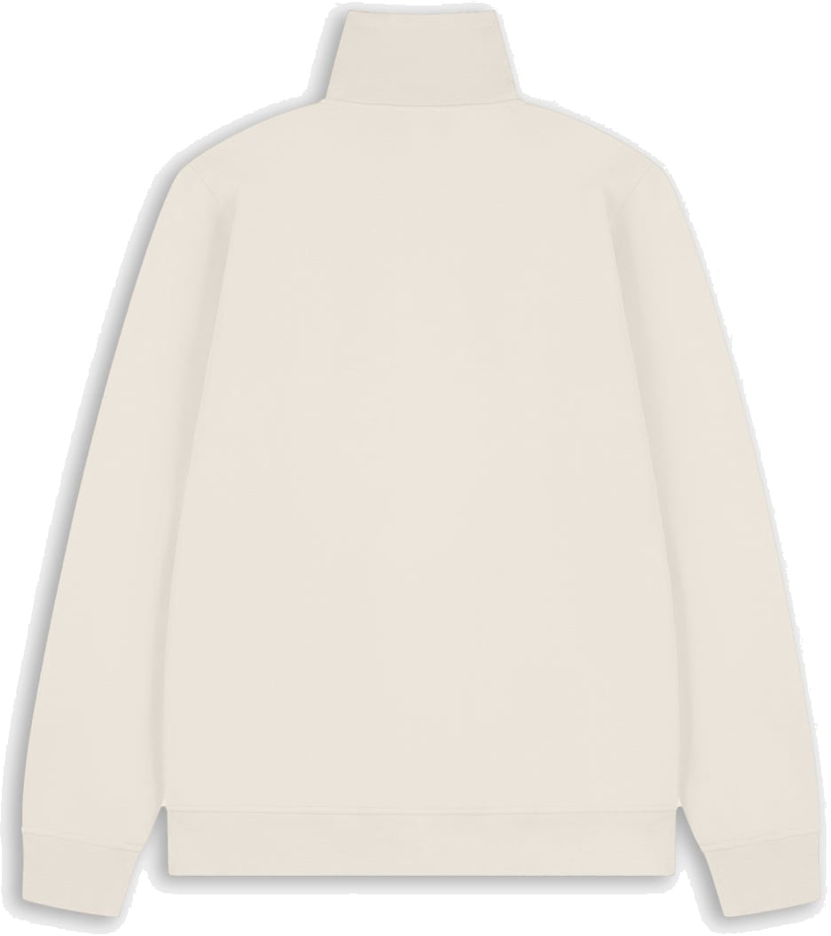AB Lifestyle AB Lifestyle Diamond Half-Zip Sweater Beige