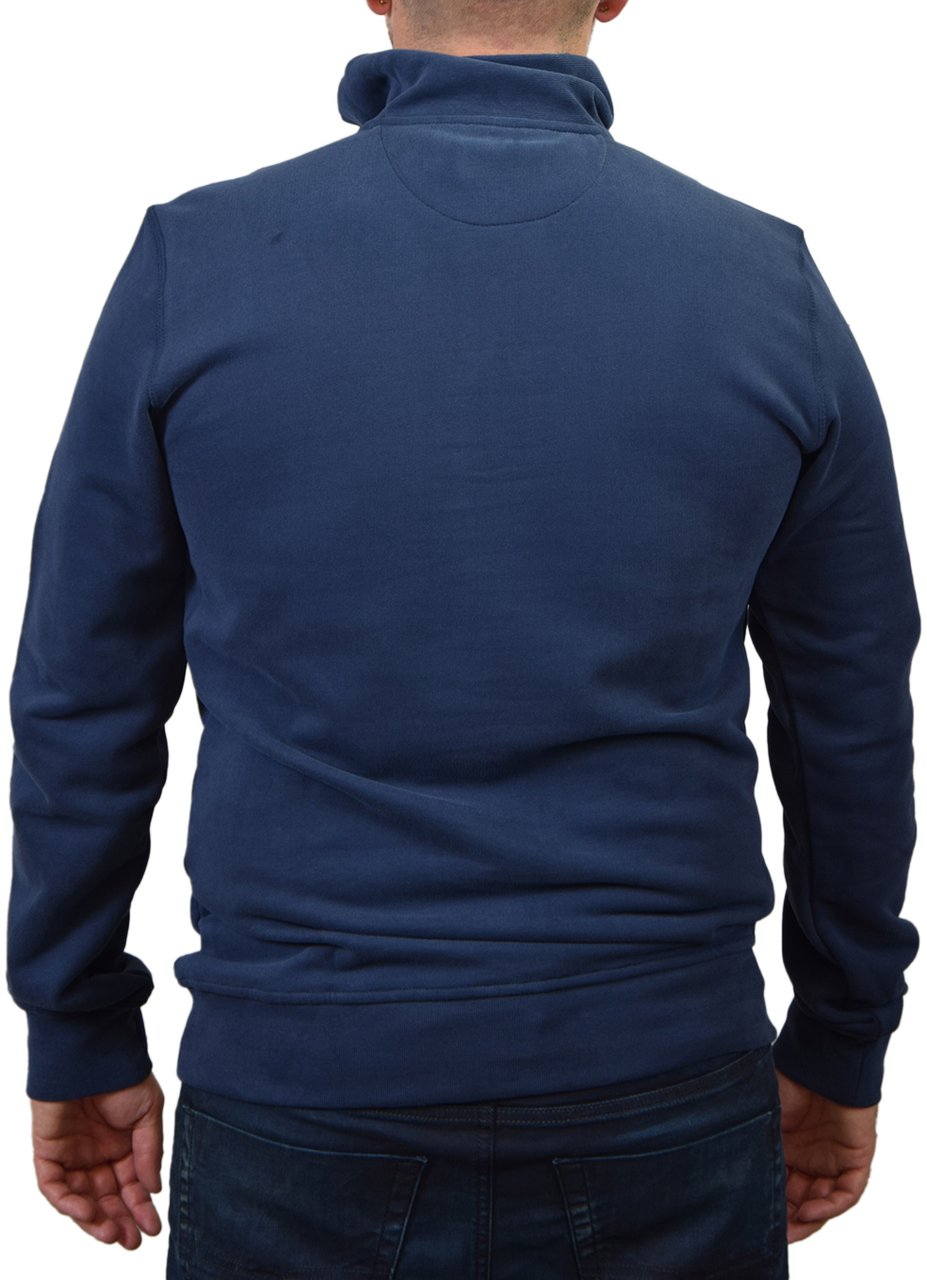 AB Lifestyle Diamond Half-Zip Sweater Blauw