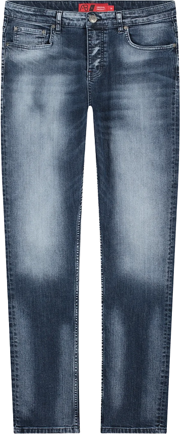 AB Lifestyle AB Lifestyle Monaco Denim Regular-Fit Jeans Blauw