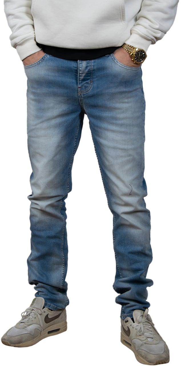 AB Lifestyle AB Lifestyle Monaco Denim Regular-Fit Jeans Blauw