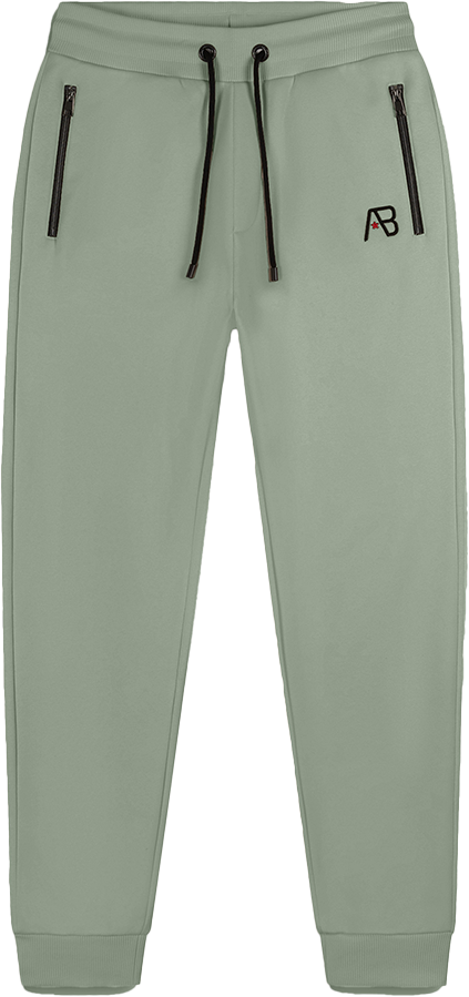 AB Lifestyle AB Lifestyle Canvas Jogger With Print Groen