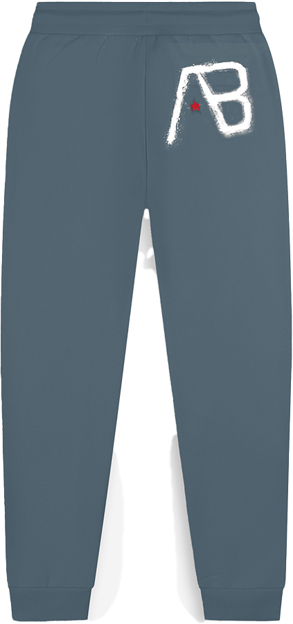 AB Lifestyle AB Lifestyle Canvas Jogger With Print Groen