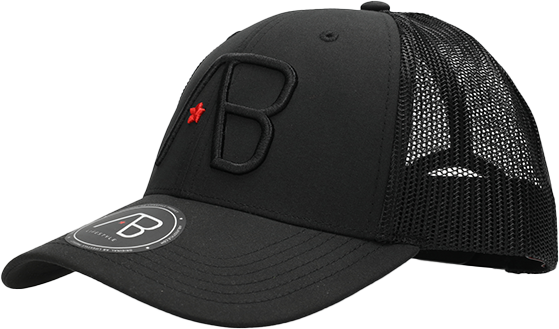 AB Lifestyle AB Lifestyle Retro Trucker Cap Zwart