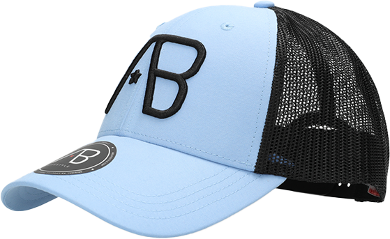 AB Lifestyle AB Lifestyle 2Tone Retro Trucker Cap Blauw
