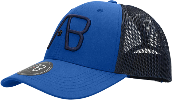 AB Lifestyle AB Lifestyle 2Tone retro Trucker Cap Blauw