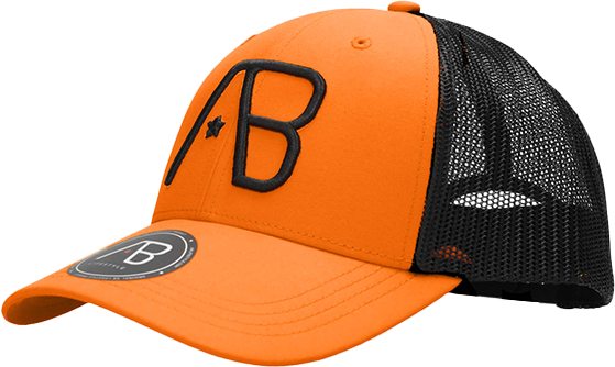 AB Lifestyle AB Lifestyle 2Tone Retro Trucker Cap Oranje