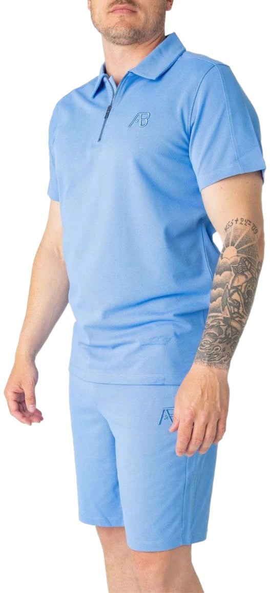 AB Lifestyle AB Lifestyle Prime Polo Cornflower Blue Blauw